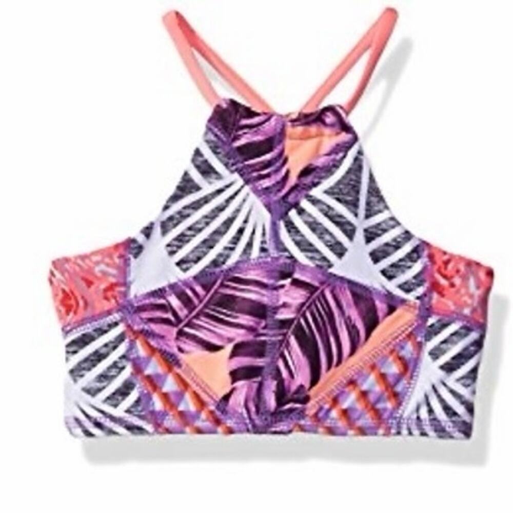 Maaji Reversible Lace-Up Back Bikini Top - Fits Girls Medium